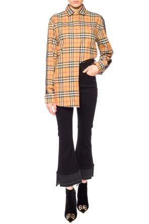 Shirt with stripes on the sleeves, zdjęcie 2 Shirt with stripes on the sleeves od Burberry